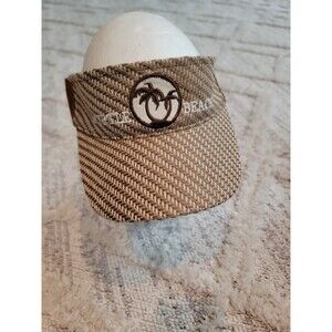 Strand Headwear Myrtle Beach Embroidered Visor Hat Brown One Size